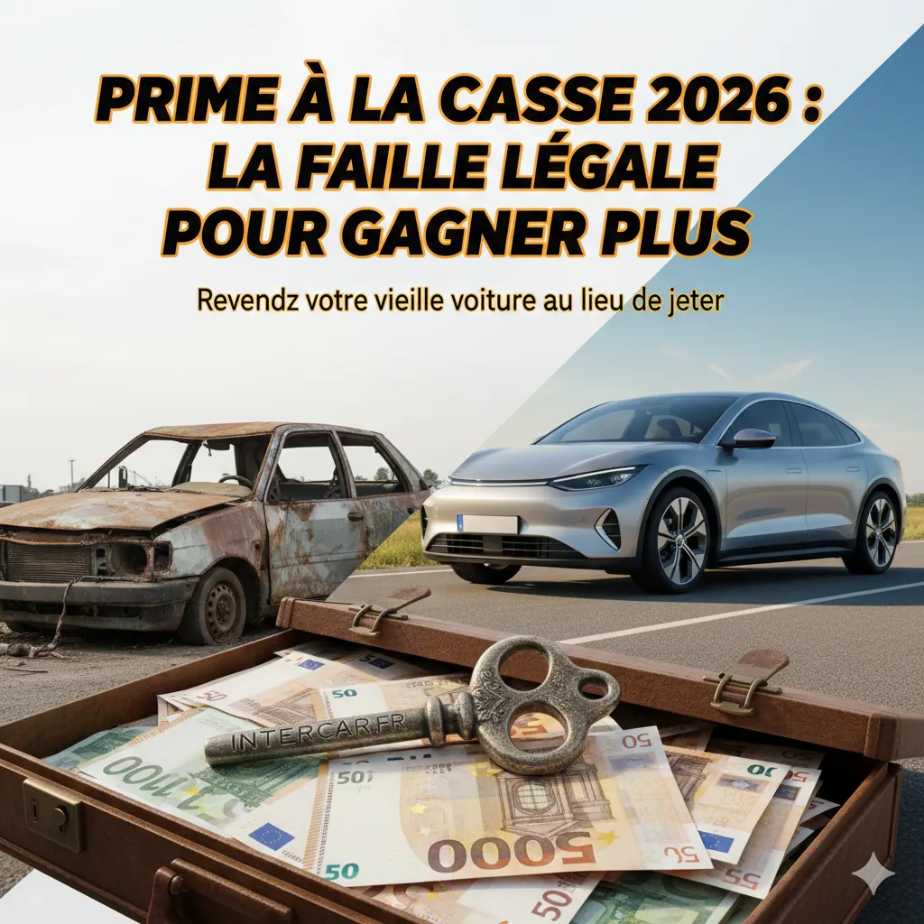 Prime à la casse 2026 : la faille légale pour gagner plus en revendant votre voiture | InterCar