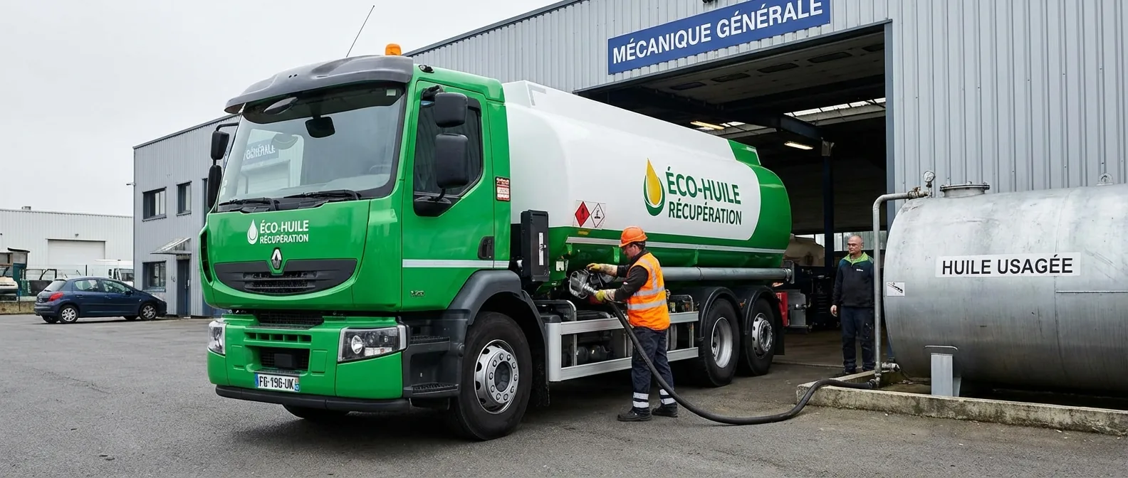 Société de Récupération d'Huile Usagée : Collecteurs Agréés en France