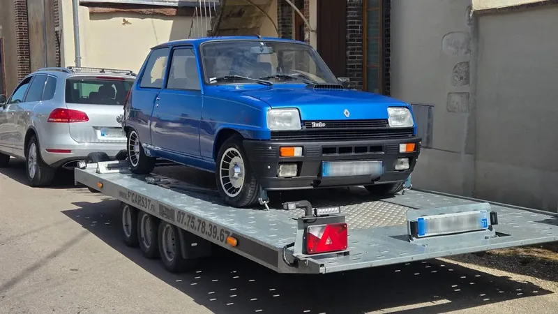 Transport de voiture de collection