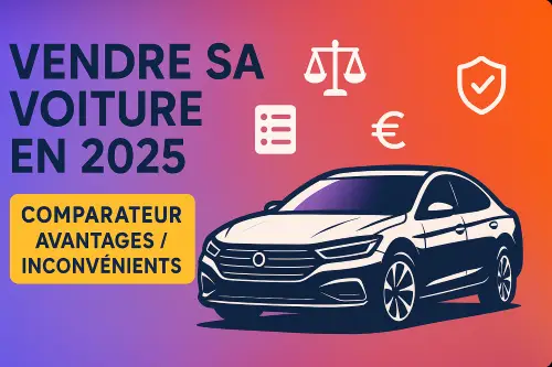 Vendre sa voiture en 2025 - Comparateur Avantages / Inconvénients