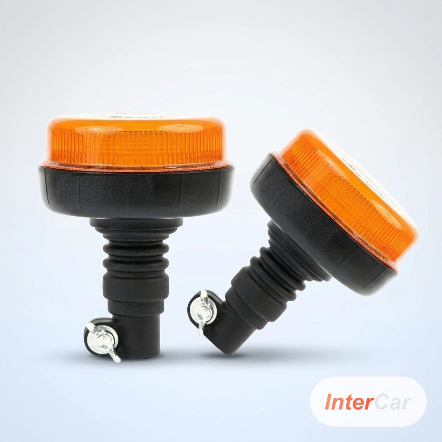 Rampe Gyrophare LED Homologuée R65 InterCar — Signalisation Chantier, Magnétique 12/24V, Modes Flash