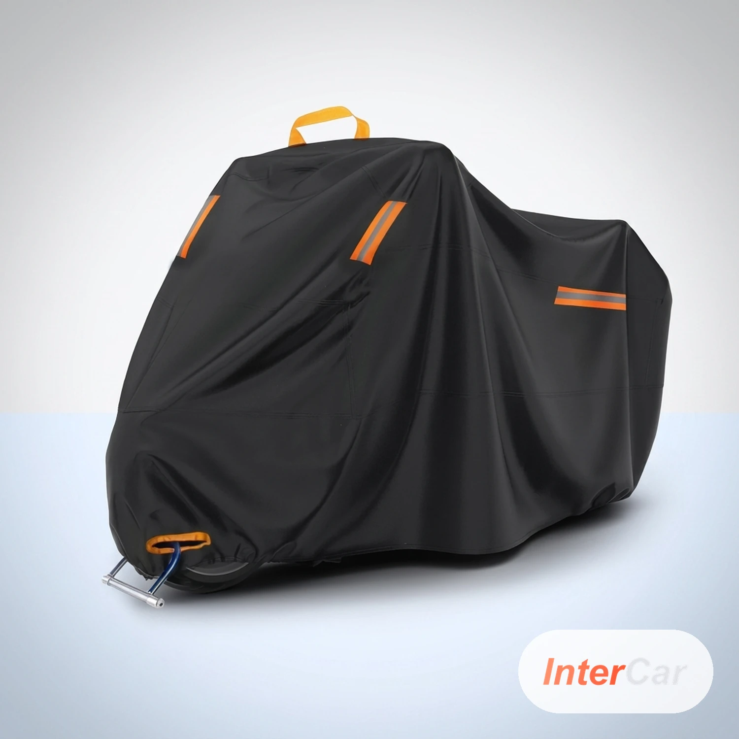 Housse Moto Étanche Extérieure InterCar — Bâche Anti-UV Respirante, Sangle Anti-Vent, Toutes Tailles