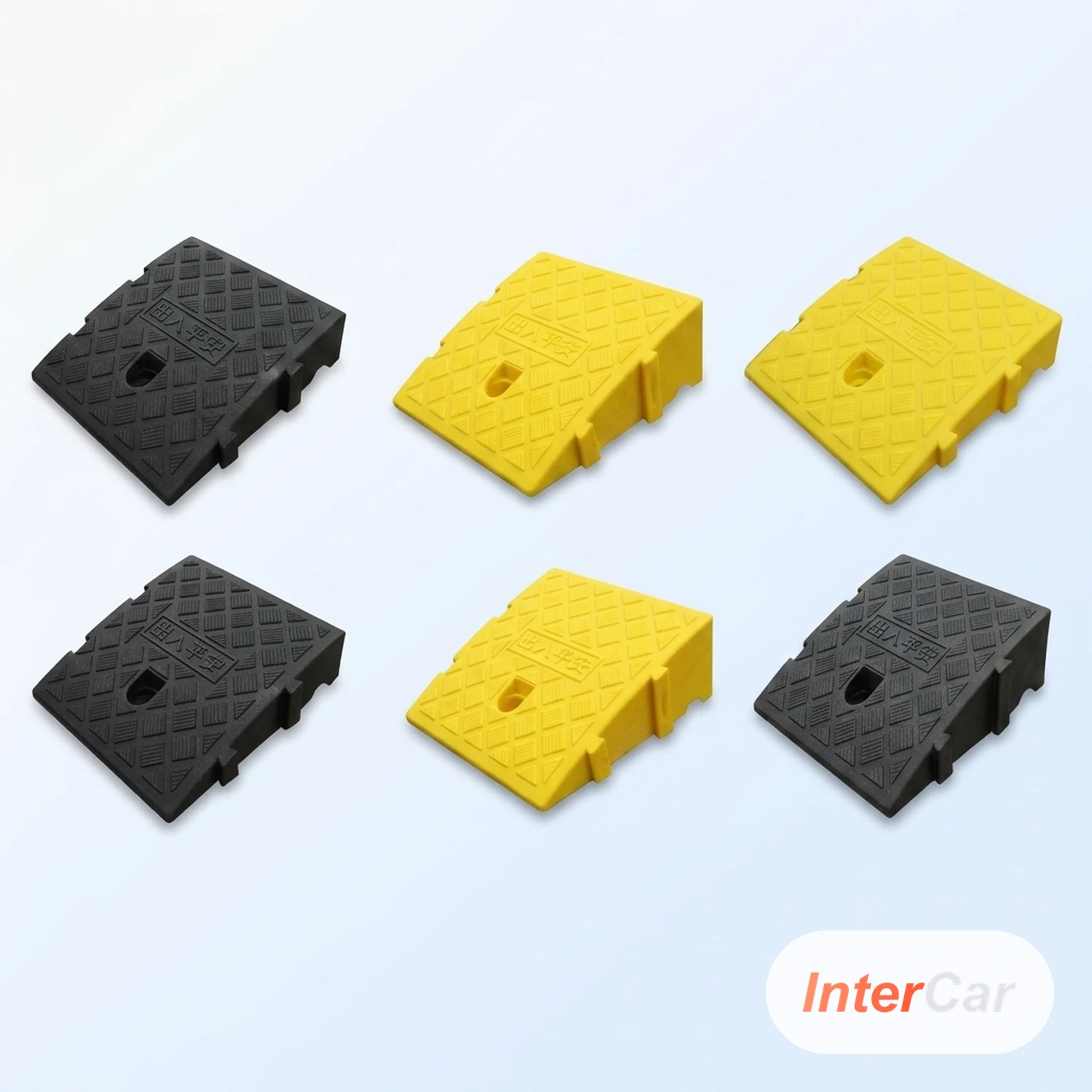 Cales de Niveau Camping-Car InterCar — Set Niveleur Multi-Niveaux + Cales Anti-Recul, Antidérapant