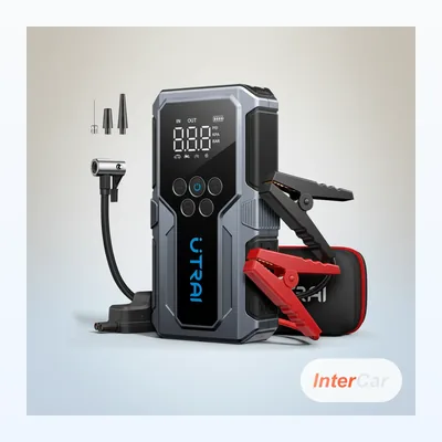 UTRAI 1500A démarreur de saut de voiture batterie externe Portable 150PSI pompe à Air batterie de voiture Boosters d'urgence dispositif de démarrage