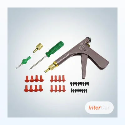 Kit d'outils de réparation de crevaison sans chambre à air, ensemble de pistolets, voiture, moto, scooter, roue, plugger avec pièce plus lente, prise et boîte
