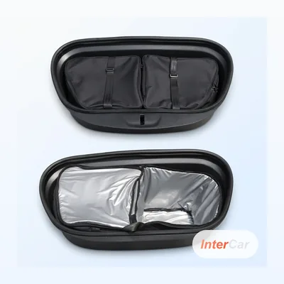 Organiseur Frunk & Coffre VE InterCar — Bac Pliable Étanche Tesla Model 3/Y, MG, BYD, Compartiments