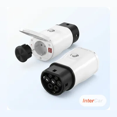 Boîtier V2L Camping Type 2 InterCar — Multiprise 230V + USB depuis votre VE, R5, MG, Kia, BYD